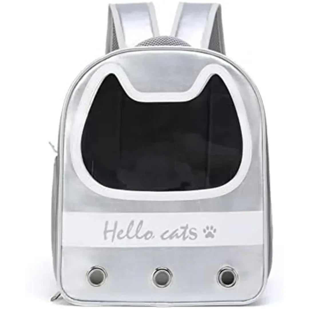 Hello Cats Backpack Carrier 12.6 "L x 11.5 "W x 16.5 "H.