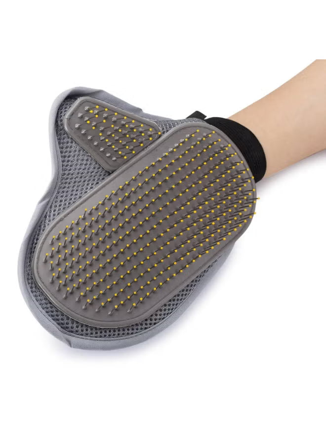 Nunbell Dark Gray Pet Grooming Glove
