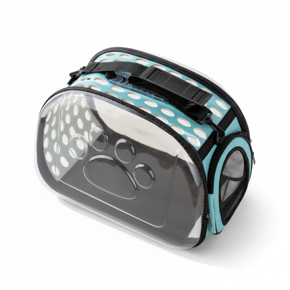 Pet Carrier Package for Cats and Small Dogs Black Large Size 42*28*32 Cm
