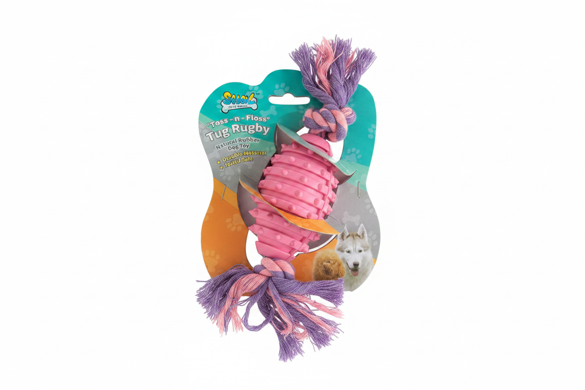 Soleil Tug Rugby Dog Toy