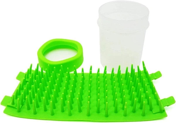 Portable Dog Paw Cleaner – Washer Cup with Silicone Bristles