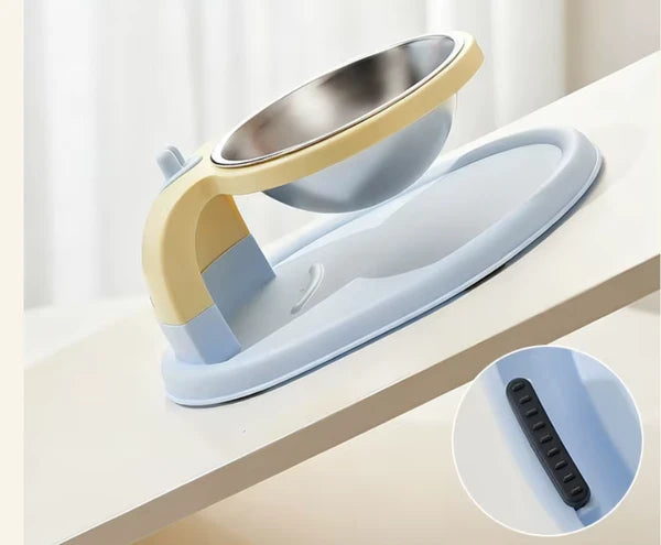Stainless Steel Pet Feeding Bowl with Anti-Slip Base for Cats & Small Dogs